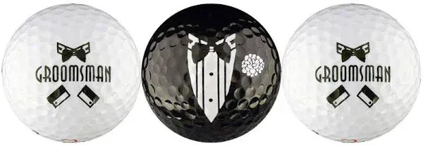 Groomsman Wedding Golf Ball Gift Set