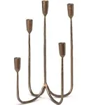 Park Hill Collection EAB20707 Forged Iron Candelbra, Short