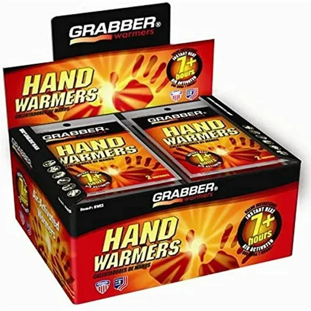 Grabber 7+ Hour Hand Warmers - 40 Pair Box