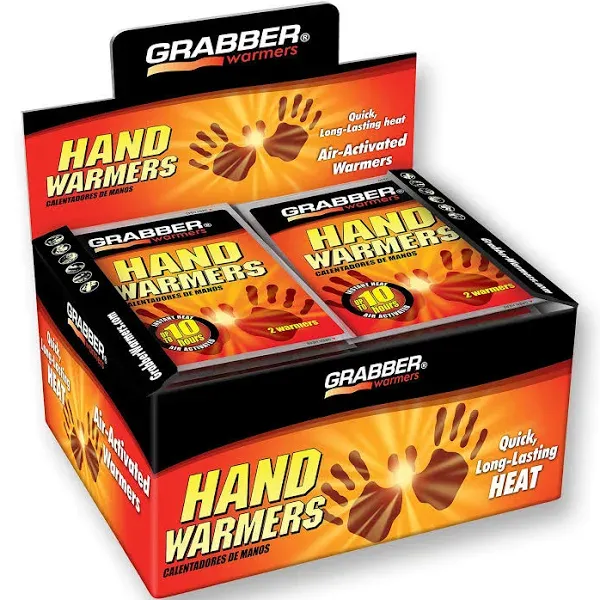 Grabber 7+ Hour Hand Warmers - 40 Pair Box