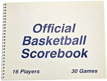 Martin Sports - 30 Games Basketball Scorebook