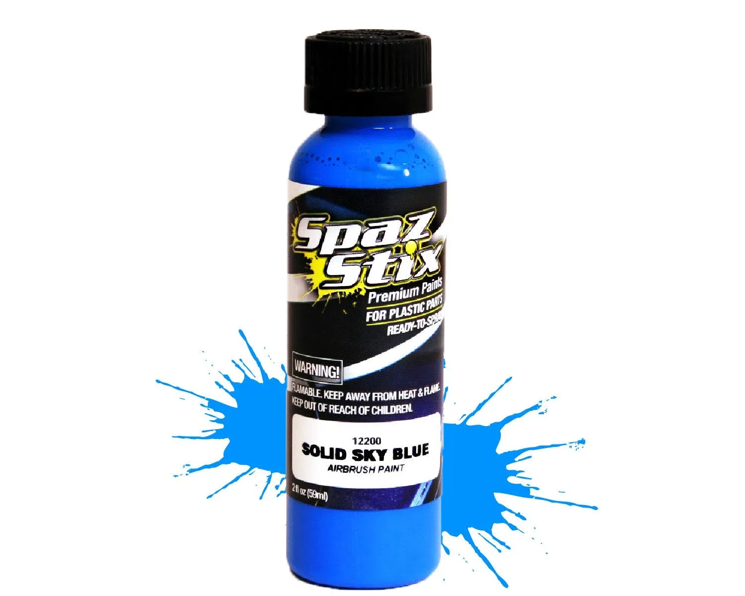 Solid Sky Blue Airbrush Paint - 2 oz