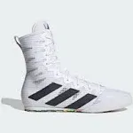 Adidas Box Hog 4 Boxing Shoes - White - Size EU 45.3, UK 10.5