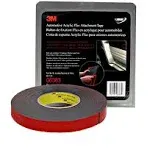 3M Automotive Acrylic Plus Attachment Tape 06383 Black 7/8 in x 20