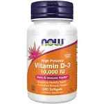 NOW Foods, Vitamin D-3, 2,000 IU, 30 Softgels