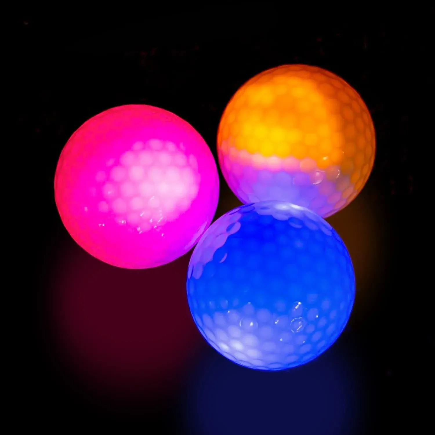 THIODOON Glow in The Dark Golf Balls Light Up LED Golf Balls Night Golf Gift Sets for Men Kids Women