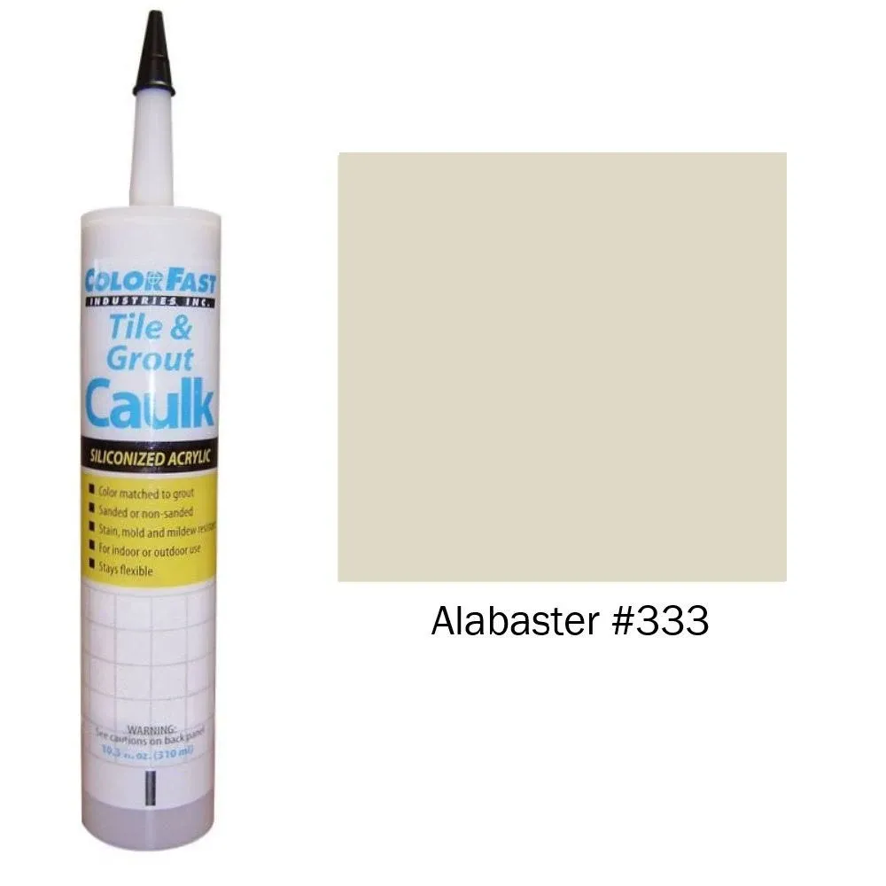 CA-C-333-10NSColorFast Industries Color Fast Caulk Finish: Alabaster