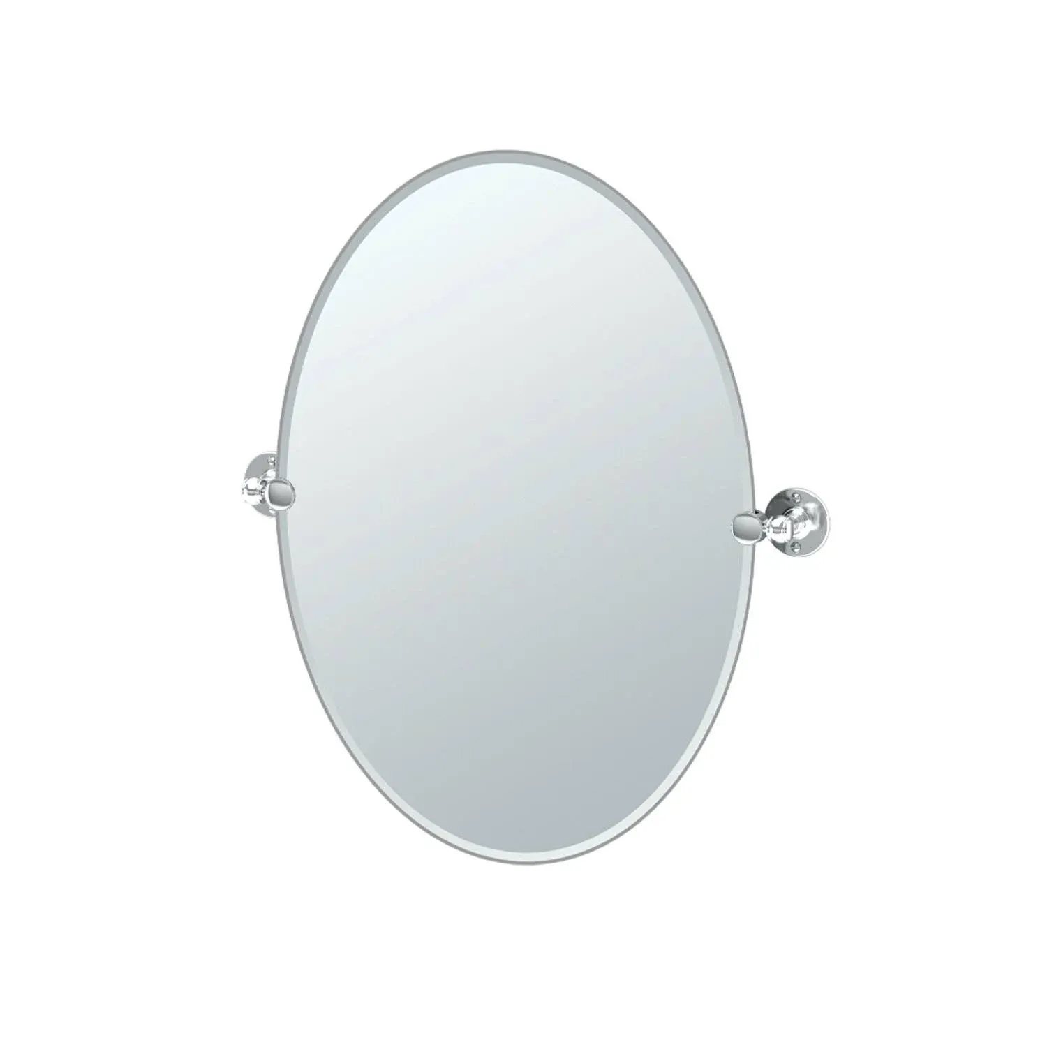 Gatco 4419 Cafe Frameless Oval Mirror