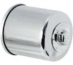 K&amp;N Engineering Oil Filter KN-303C Chrome for Polaris/Kawasa<wbr/>ki/Yamaha