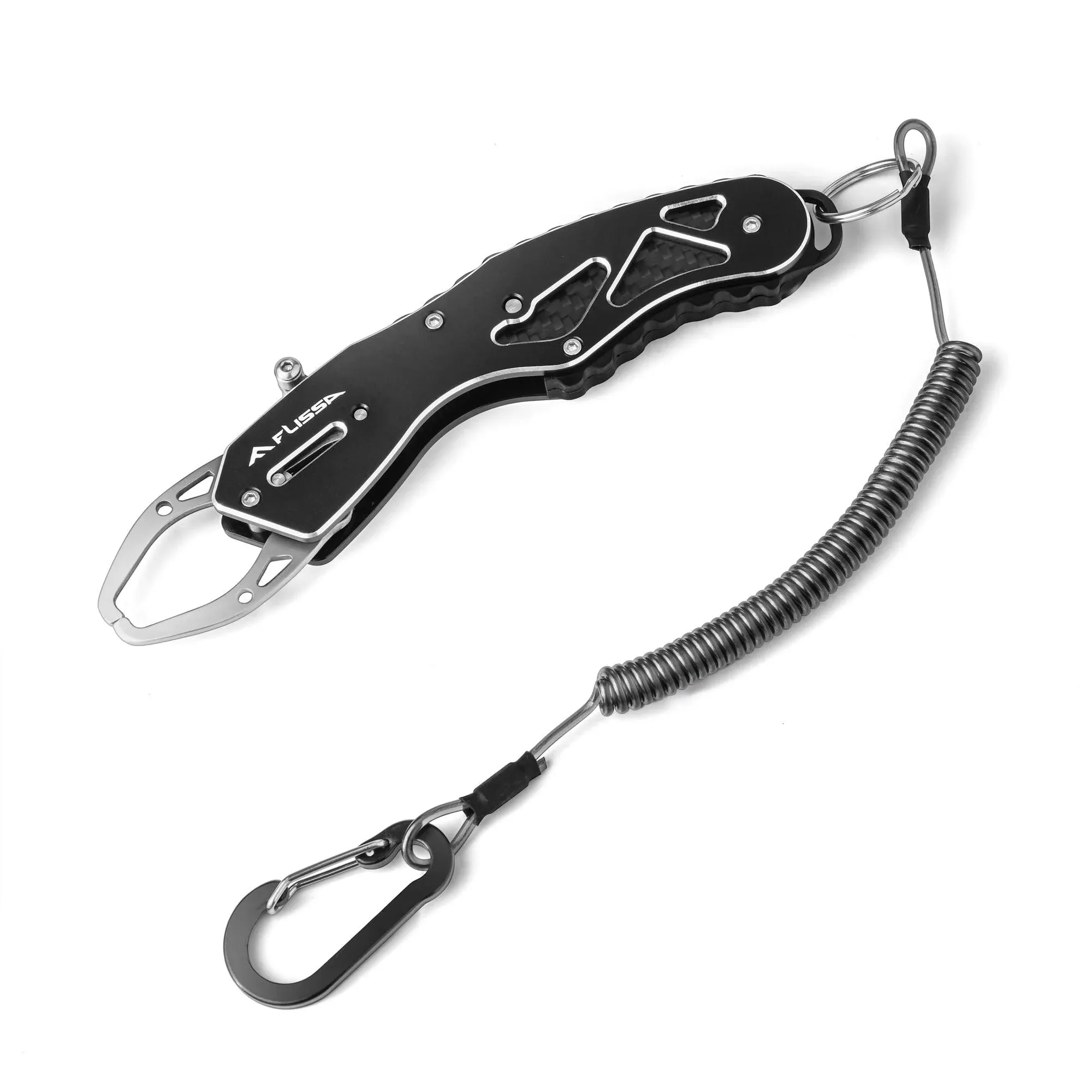 7&#034; Fish Gripper Stainless Steel Fish Lip Gripper With Aluminium Alloy Handle 40 