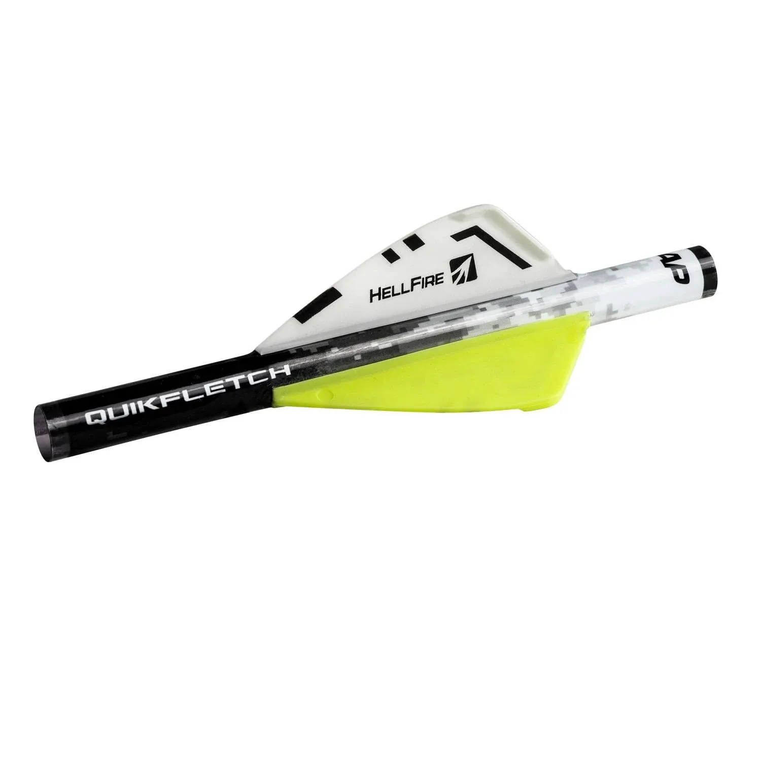 NAP QUIKFLETCH HELLFIRE WHITE/YELLOW/Y<wbr/>ELLOW 2&#034; 6 PACK