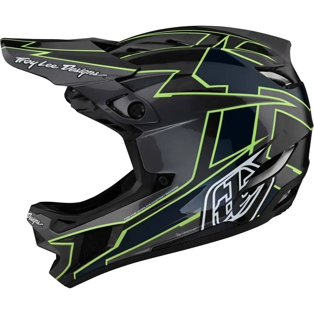 Troy Lee Designs D3 Fiberlite Helmet - Mono Black