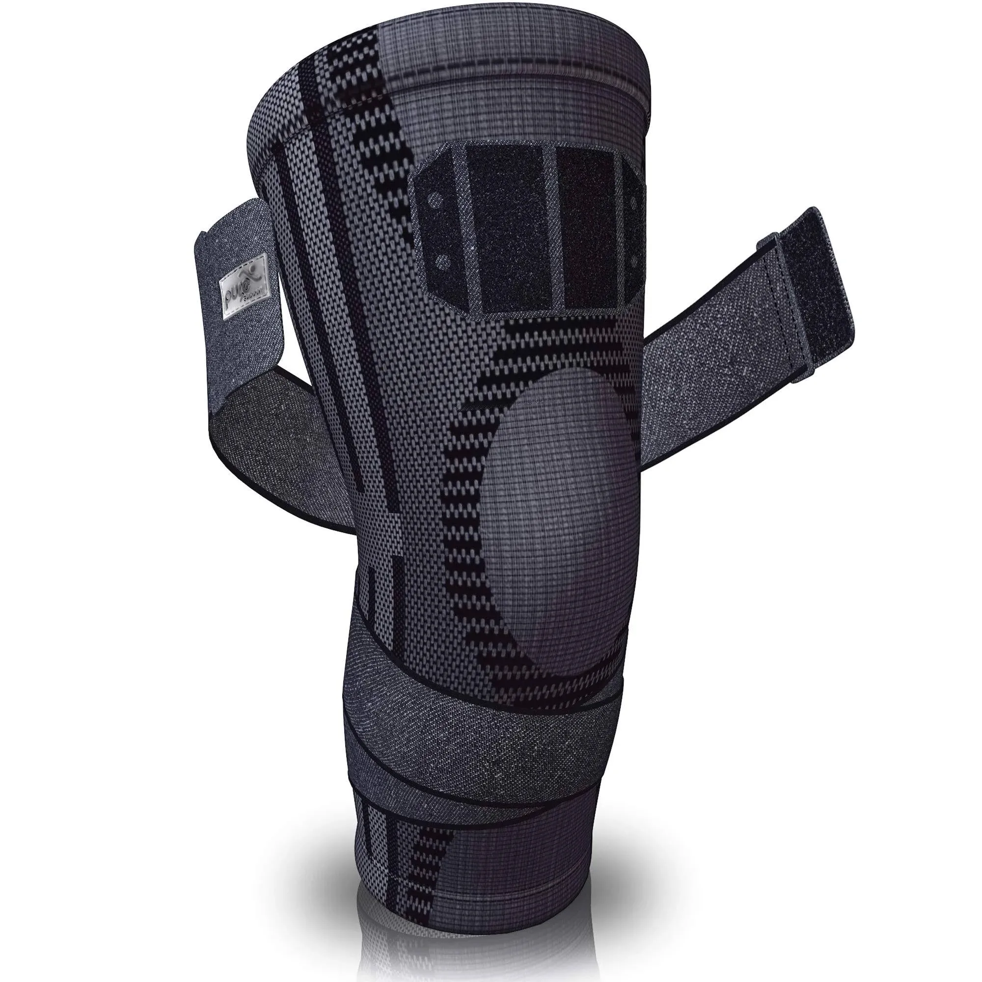 Pure Support Knee Brace with Straps, Compression Sleeve for Running, Arthritis ...