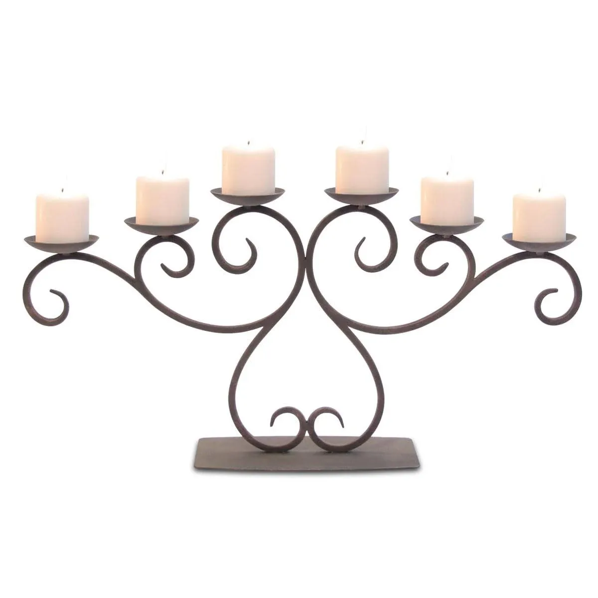 Pilgrim - 30" Distressed Bronze Lakewood Candelabra