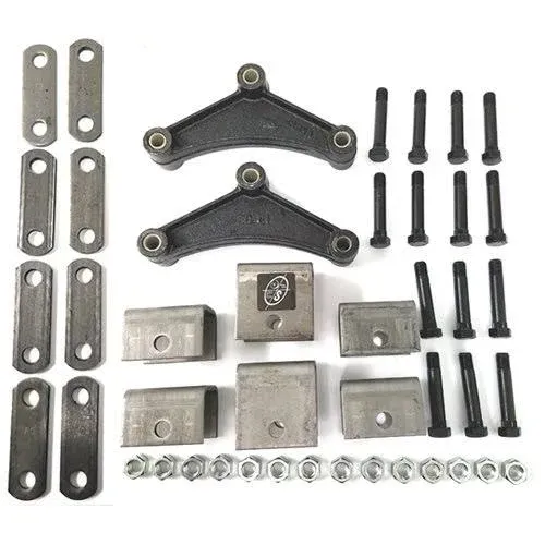 SOUTHWEST WHEEL&#174; Southwest Wheel&#174; Tandem Axle Hanger Kit for Double Eye Springs for 3,500 lbs. Trailer Axles - APT3BX