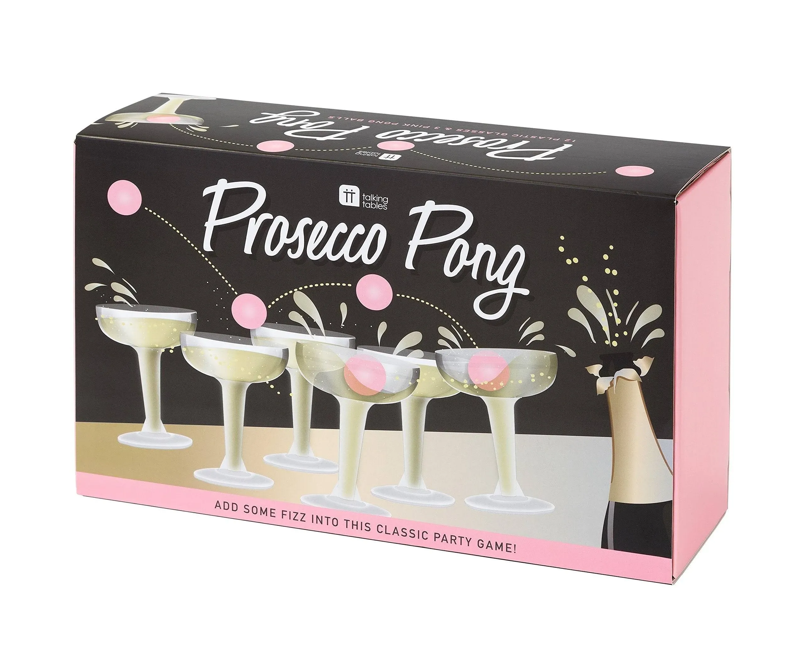 Talking Tables Prosecco Adult Drinking Includes Ping Pong Balls | Games for Bach