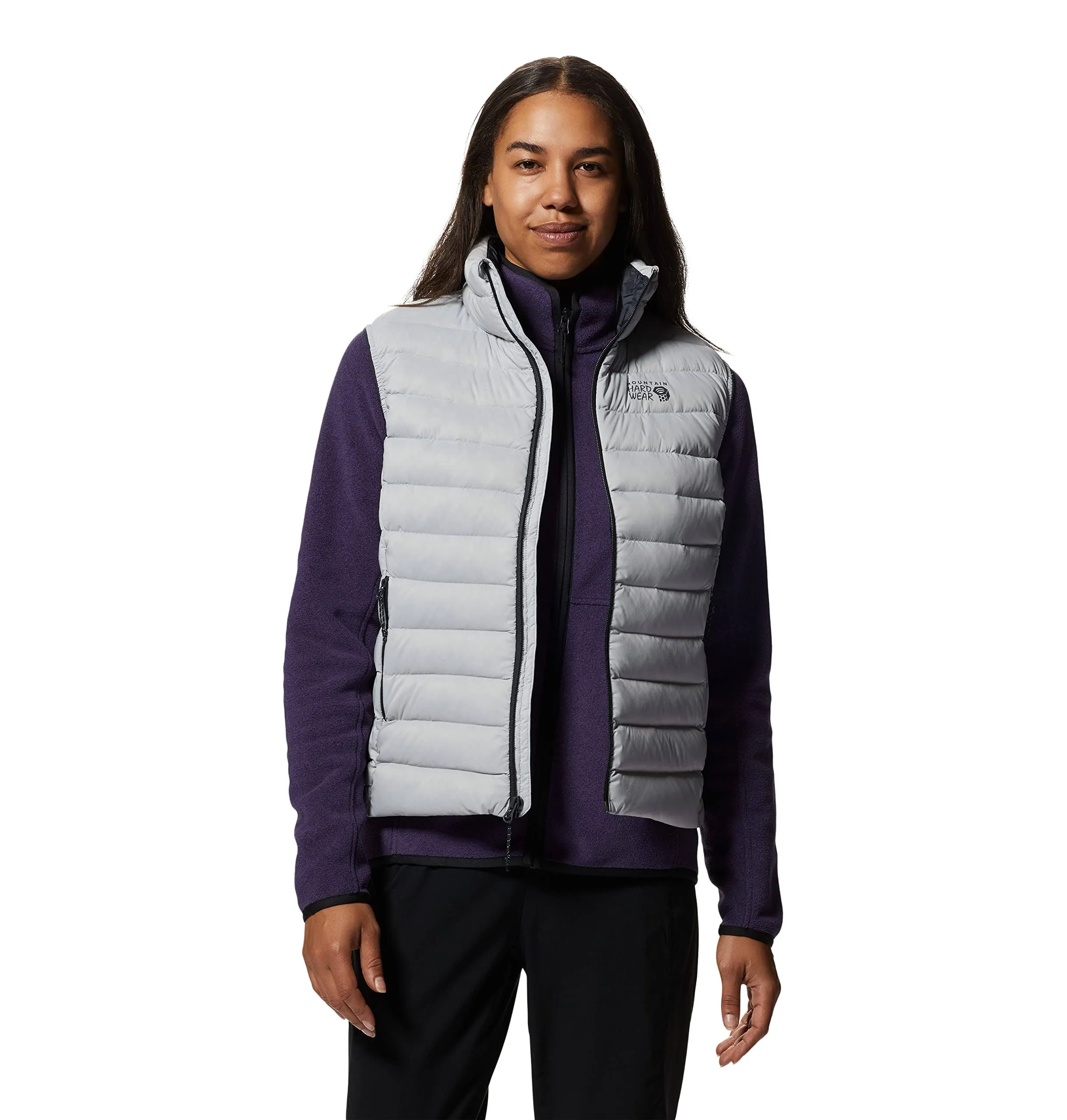 Mountain Hardwear Women's Deloro Down Vest, Medium, Glacial