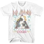 Def Leppard Hysteria '88 Adult White T-Shirt