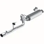 1999 Jeep Cherokee Installer Series - Cat-Back Exhaust System - Made of Aluminized Steel S5534AL by MBRP®