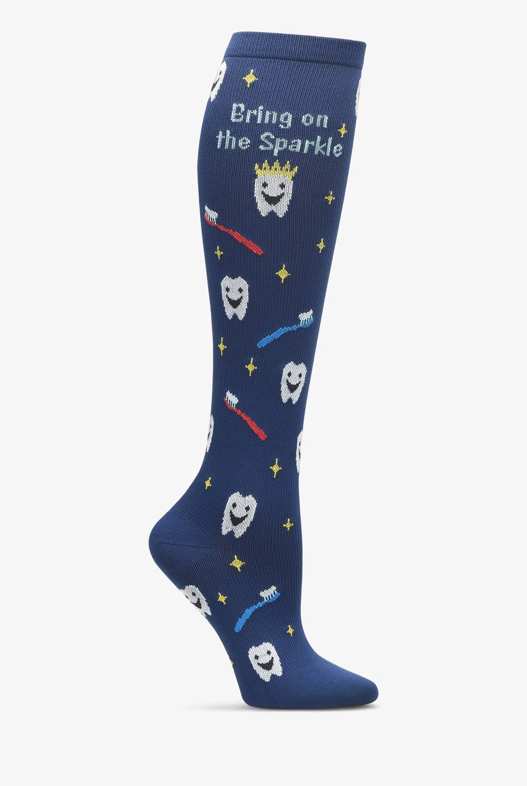 Nurse Mates Compression Socks Regular Calf Up To 17"