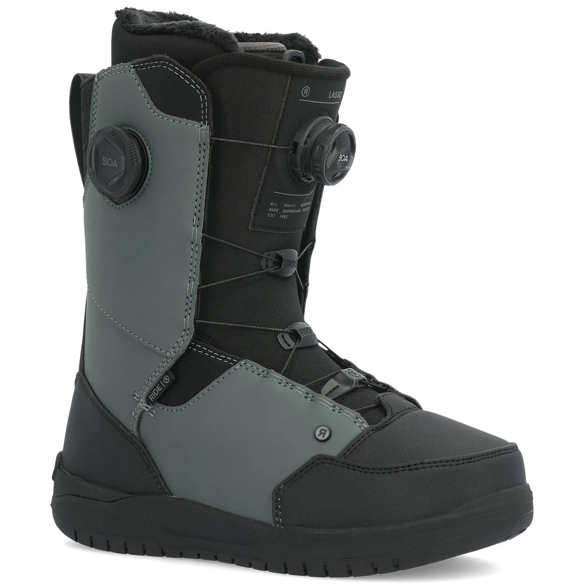 Ride Lasso Snowboard Boots · 2024 - 8 - Grey