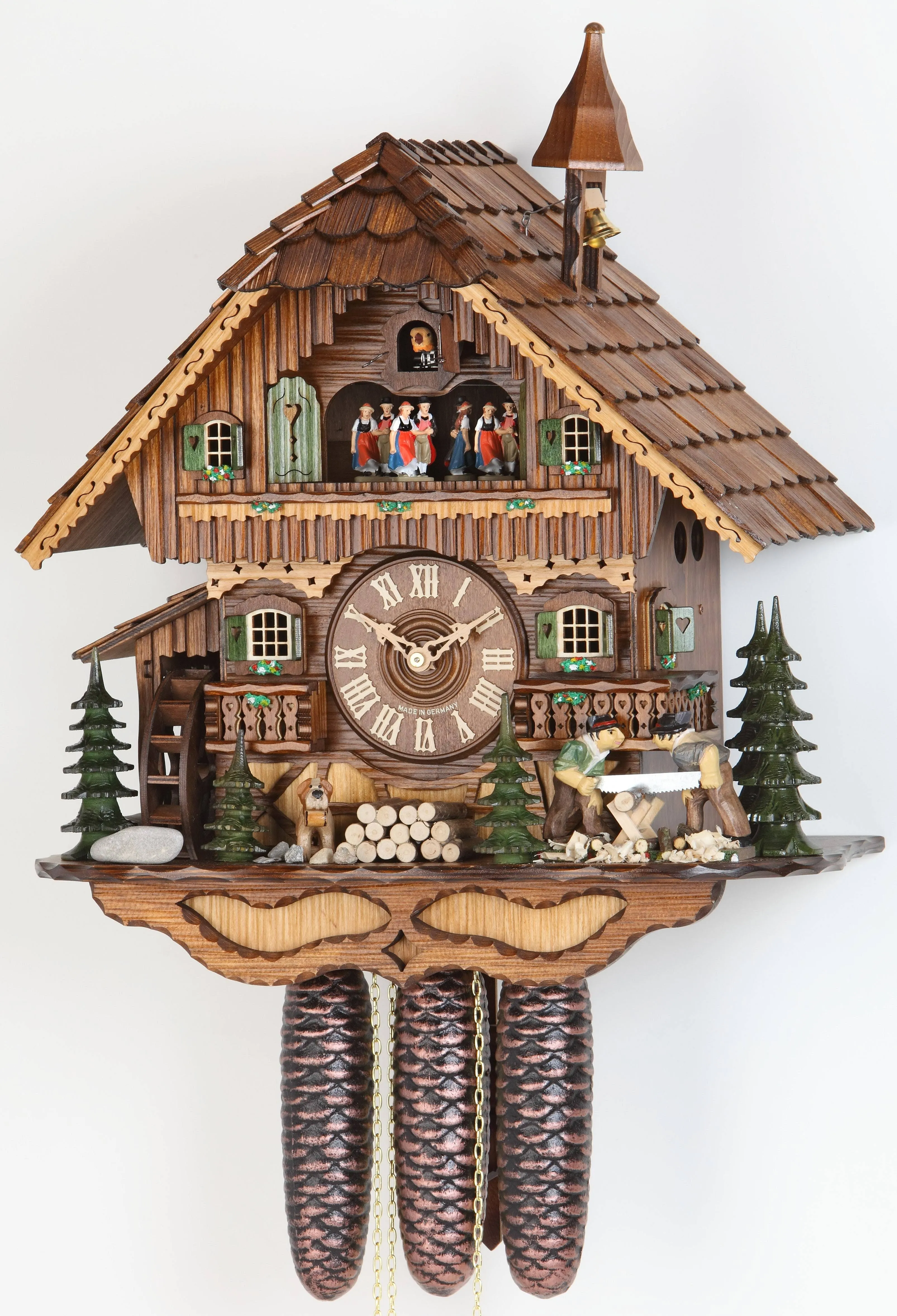 Hekas Cuckoo Clock chalet-Style 8-day Movement