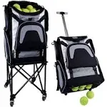 Rover Sports Packhopper - Tennis Backpack Tennis Hopper - A Tennis Racket Bag and Tennis Ball Cart in One - This Tennis Bag Is Also A Tennis Ball