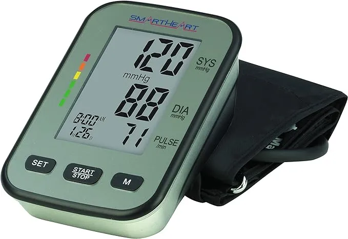Blood Pressure Monitor | Wide-Range Upper Arm Cuff | Talking Trilingual Audib...