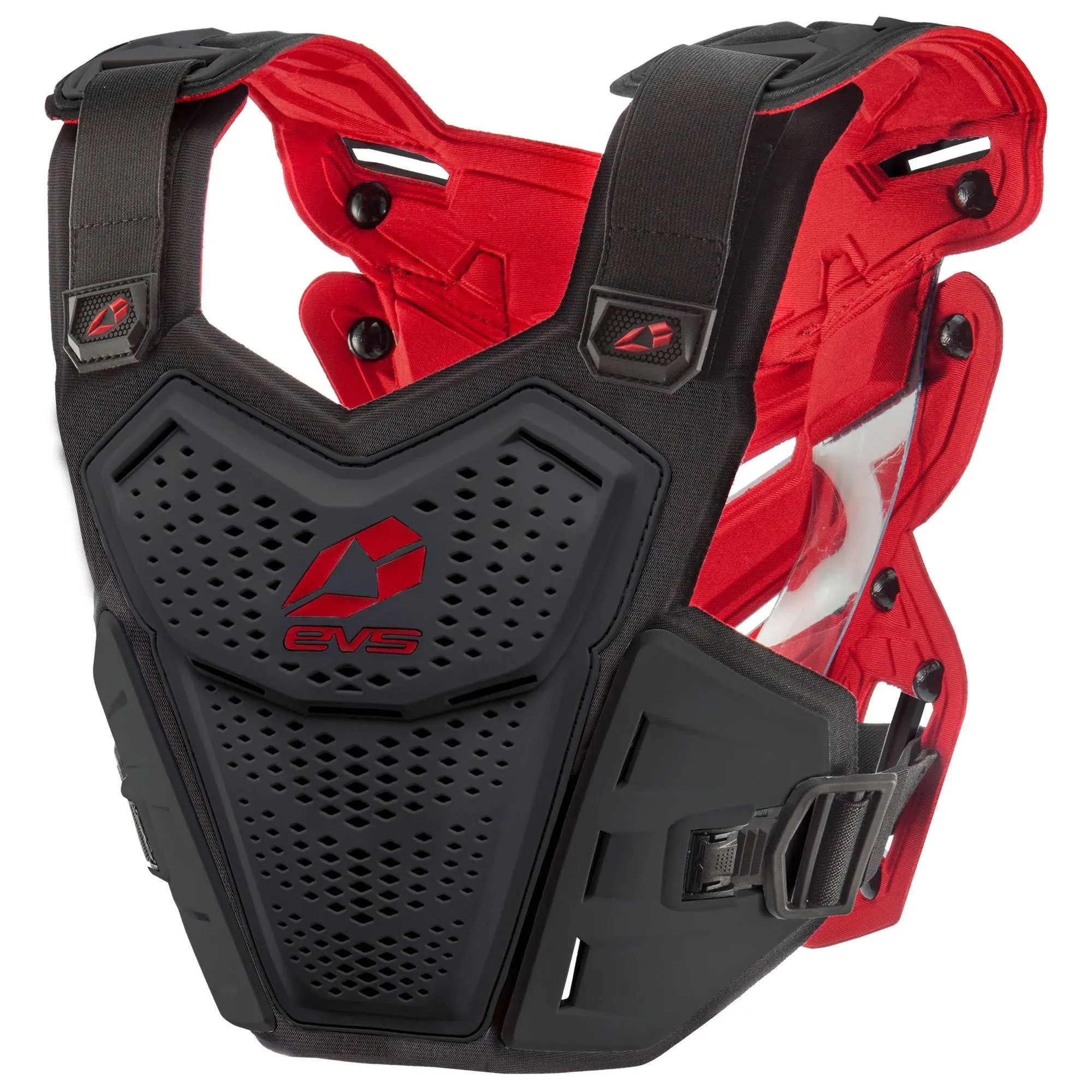 EVS F1 Roost Deflector - Black/Red - L/XL