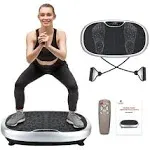 EILISON Fitmax 3D XL Vibration Plate Exercise Machine - Whole Body Workout Vibration Fitness Platform wLoop Bands - Home Training Equipment for