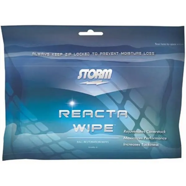 Storm Reacta Wipe Bowling Ball Cleaner Wipes- Dozen