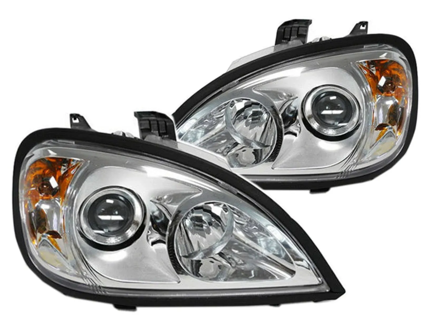 1ALHH00008-1996-17 Freightliner Columbia Driver & Passenger Side 2 Piece Headlight Set DEPO 340-1104P-ASN1