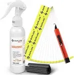 SAPLIZE Golf Regripping Kits with 15 Scrim-Backed Tapes, 5oz Solvent, Vise Clamp and Hook Blade