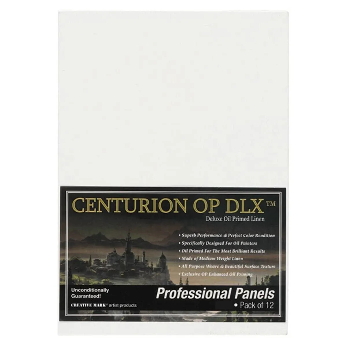 Centurion Deluxe Oil Primed Linen Panel 12-Pack 5x7"