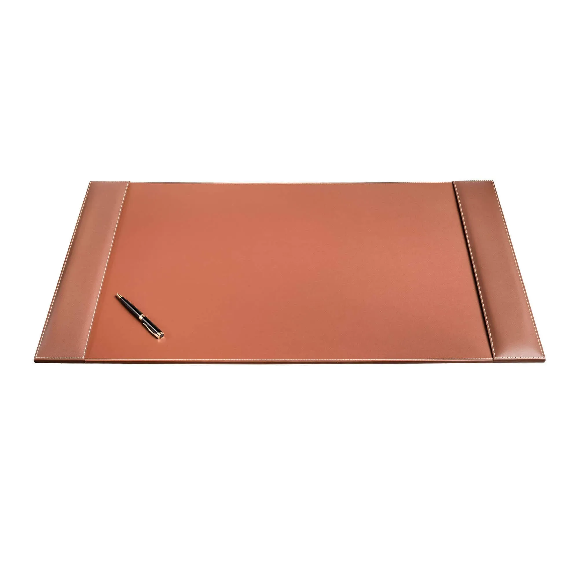 Dacasso Rustic Brown Leather 34 x 20 Side-Rail Desk Pad