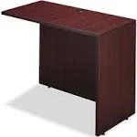 Alera ALEVA354224MY Valencia Series Reversible Return/Bridge Shell, 42W x 23 5/8d. Mahogany