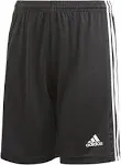 Adidas Youth Squadra 21 Soccer Shorts, Black/White / S