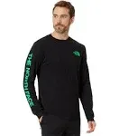 The North Face Long-Sleeve Hit Graphic T-Shirt - Men's Apres Blue/TNF White, XL