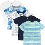 HonestBaby Multipack Short Sleeve T-Shirt Tee 100% Organic Cotton Infant Baby