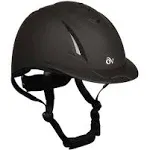 Ovation Deluxe Schooler Helmet BLACK S/M BLACK VENTS NEW WITHOUT BOX