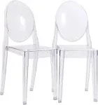 Modway Casper Clear Dining Chairs - Set of 2