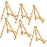 9.4 Inches Tall Wood Easels Set of Tabletop Display Easels, Art Craft Painting Easel Stand for Artist Adults Students (6pack)