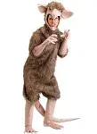 Sewer Rat Adult Costume | Animal Halloween Costumes | Adult | Mens | Pink/Brown | L | Fun Costumes