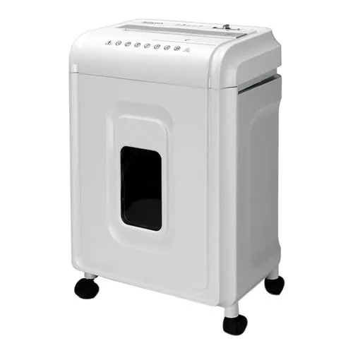 Aurora High-Security 8-Sheet Micro-Cut Paper, CD/DVD and Credit Card Shredder - White/ Gray