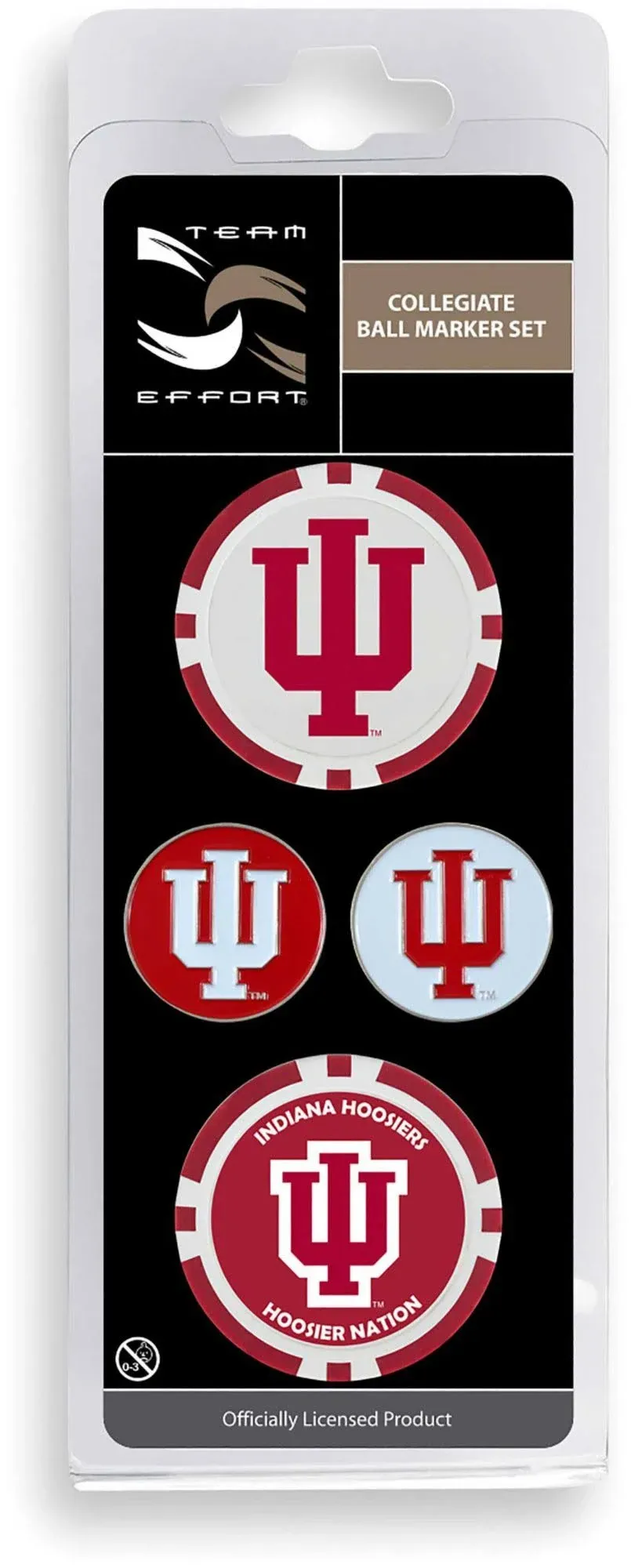 Team Effort Indiana Hoosiers Ball Marker Set - Each