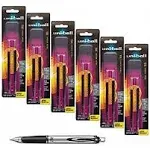 Uni-ball Signo Impact 207 Rt (Retractable) Refills, Black Ink, 1.0 Mm Bold Point, 6 Packs of Refills 65873