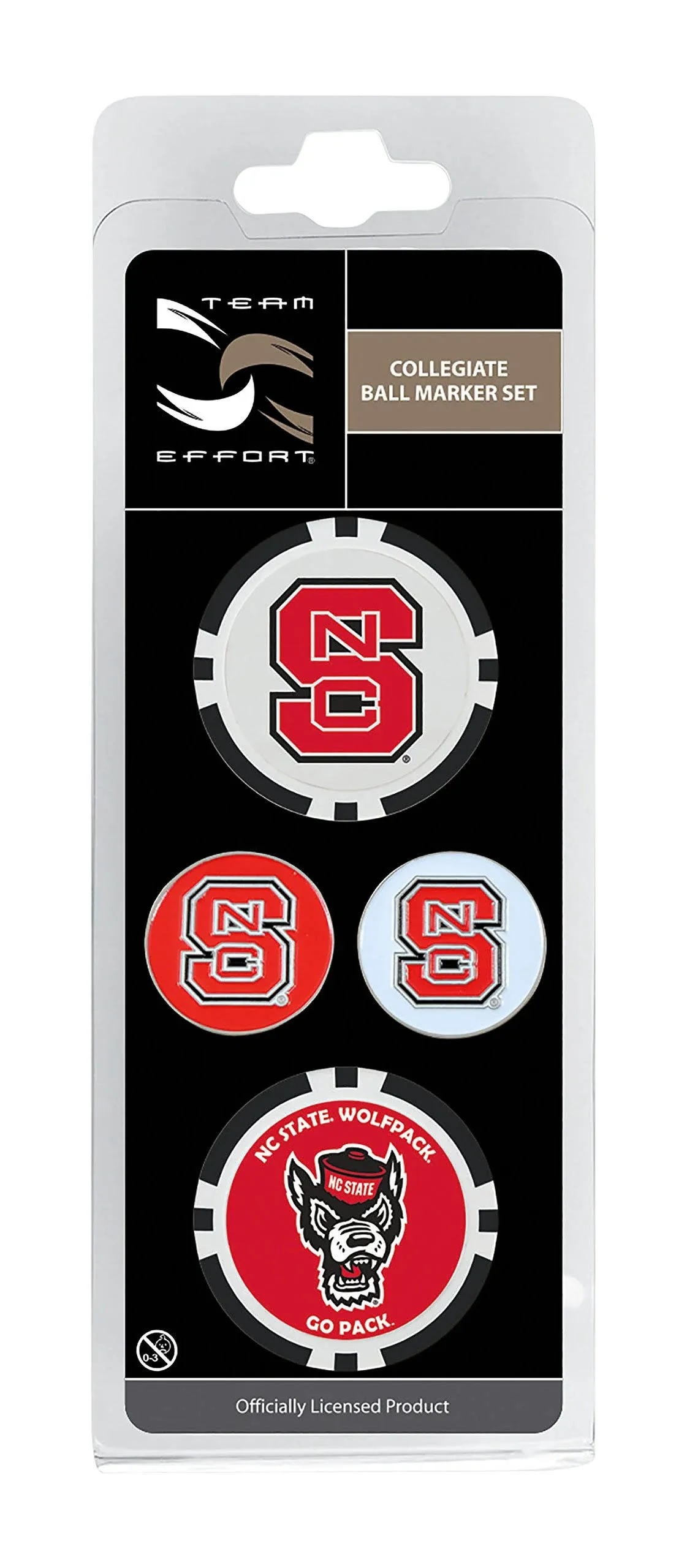 Team Effort NC State Wolfpack Ball Marker Set