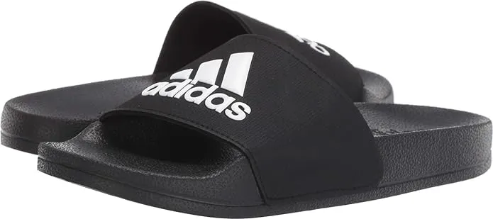 Adidas Kids' Adilette Shower Slides, Blue/White