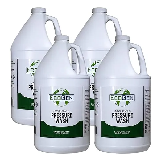 EcoGen ECOPRW-GCS Pressure Washer Cleaner Concentrate, 1 gal (Pack of 4)