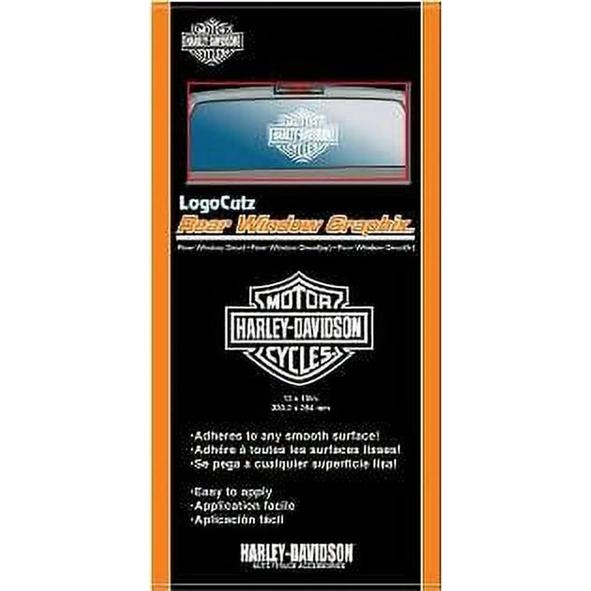 Harley-Davidson Logo Cutz Rear Window Decal